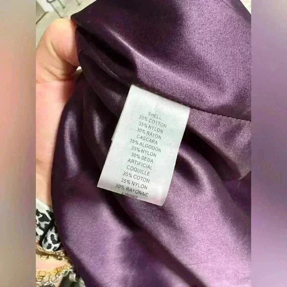 NWT Vince Camuto Plum purple Lace Sheath Dress size 14 - Picture 9 of 10